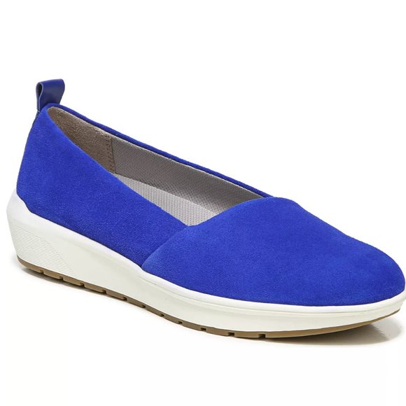 NIB Naturalizer Patrice Wedge Loafer - Harbor Blue Leather, Size 10M - Picture 1 of 1